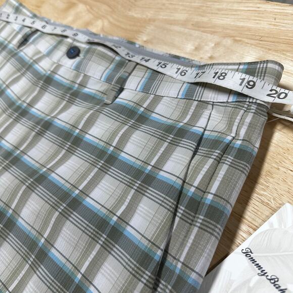 Tommy Bahama NWT Ocean Ombre Khaki Golf Shorts Men's Size 38 Quick Drying UPF 30 - Picture 10 of 12